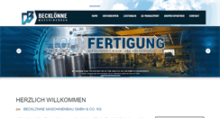 Desktop Screenshot of beckloenne.de